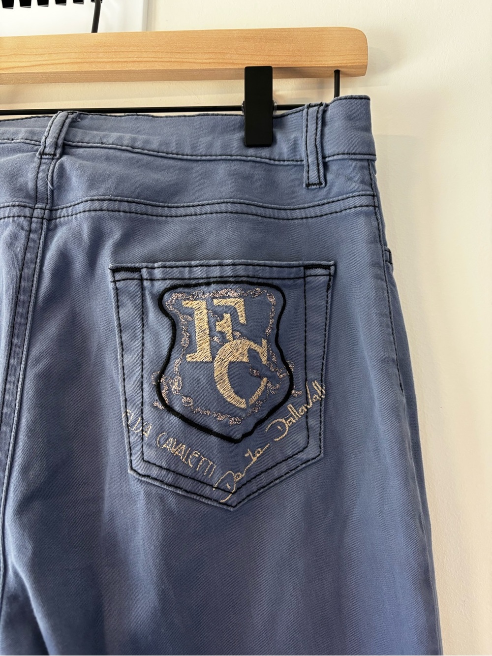 Elisa Cavaletti by Daniela Dallavalle “Sono Italiano” Blue Pants - Picture 12 of 12